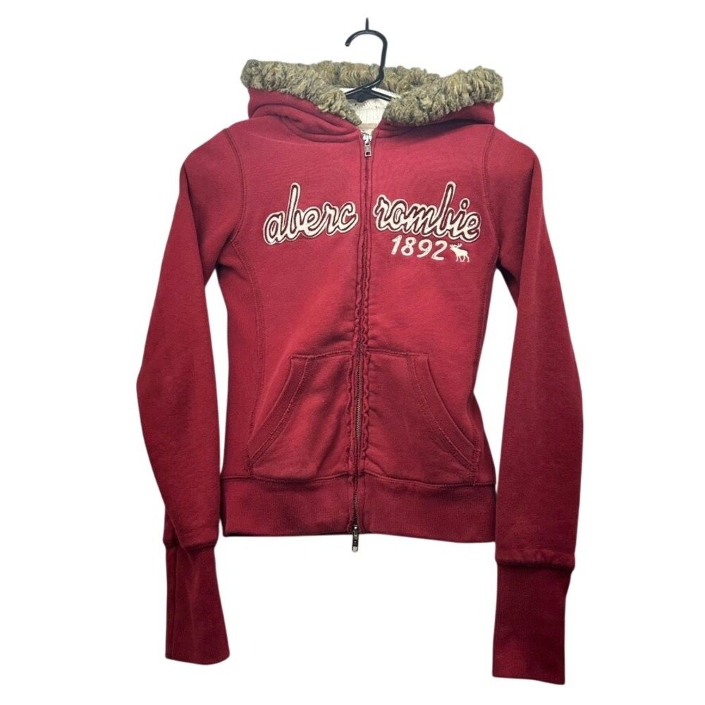 Abercrombie womens red hoodie